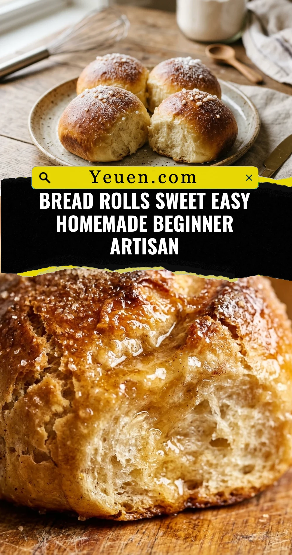 Bread Rolls Sweet Easy Homemade Beginner Artisan