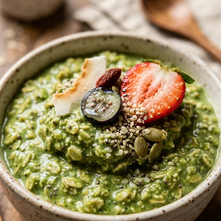 Breakfast Bowl Green Smoothie Healthy Easy Protein Overnight Oats