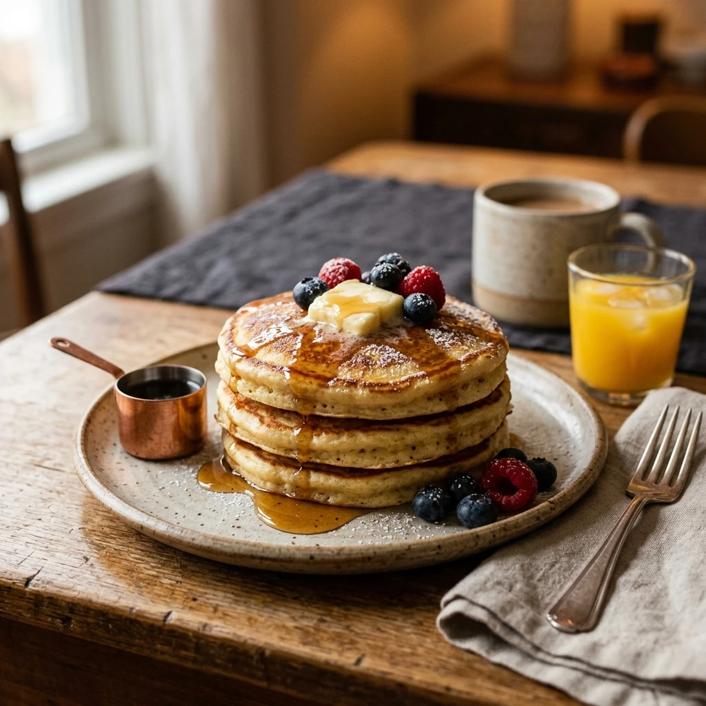 Breakfast For Dinner Pancakes Under $5 Budget