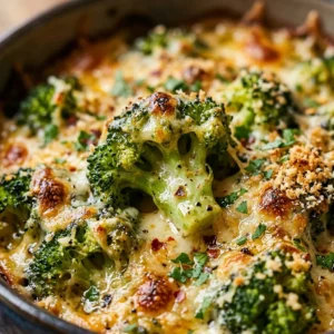 Broccoli Cheese Casserole Easy Vegetable Healthy One Dish
