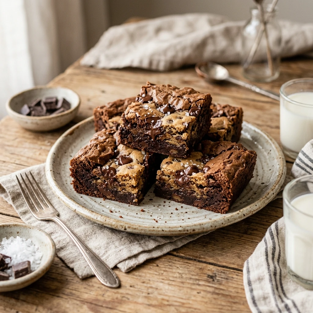 Brookies From Scratch Fudgy And Chewy