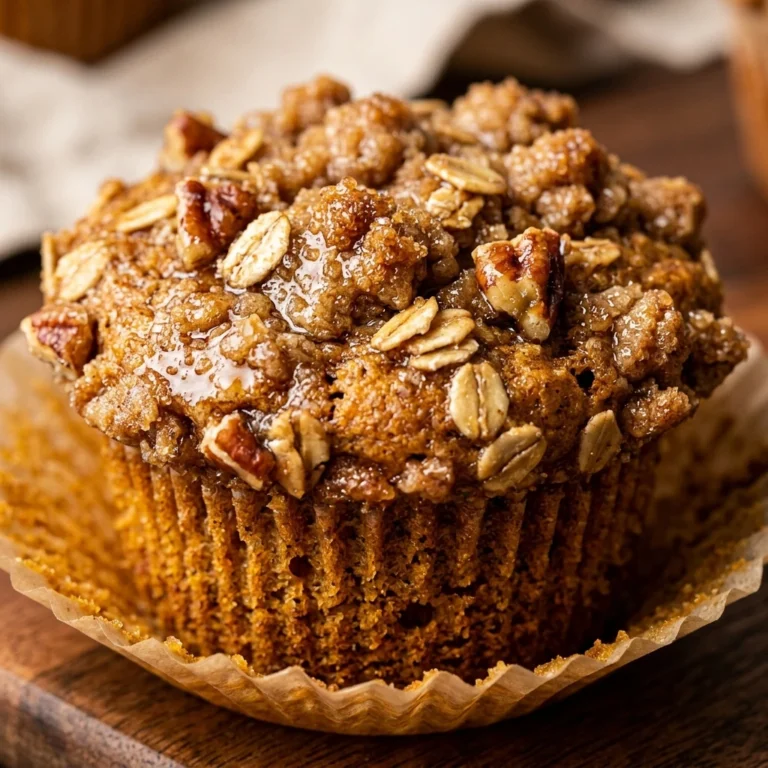 Brown Butter Pumpkin Streusel Muffins