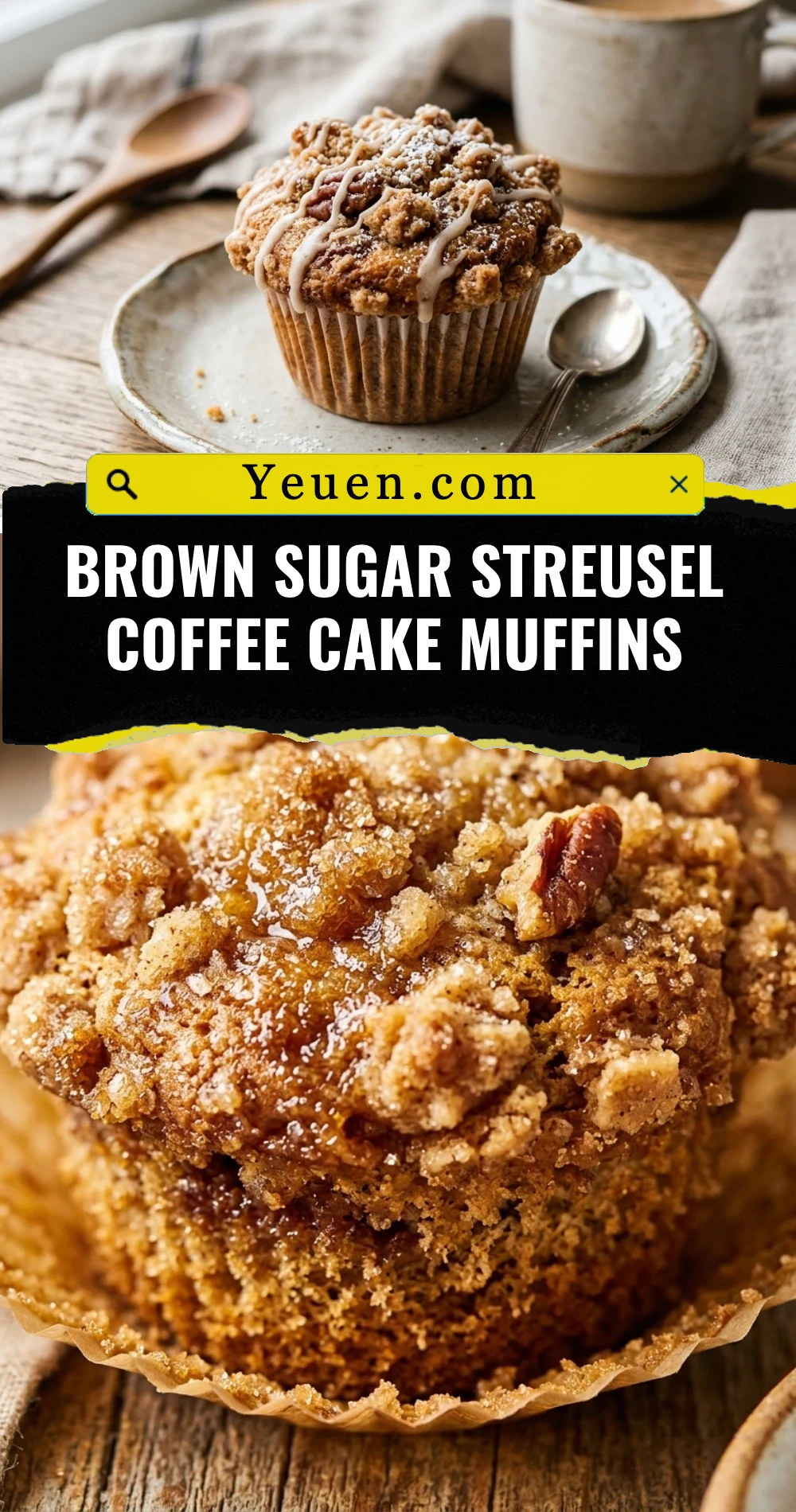 Brown Sugar Streusel Coffee Cake Muffins