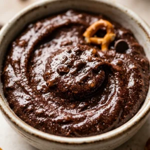 Brownie Batter Dip 5 Minute Dessert