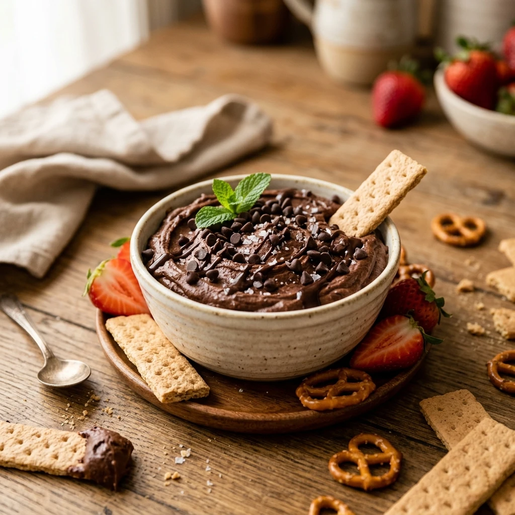 Brownie Batter Dip 5 Minute Dessert
