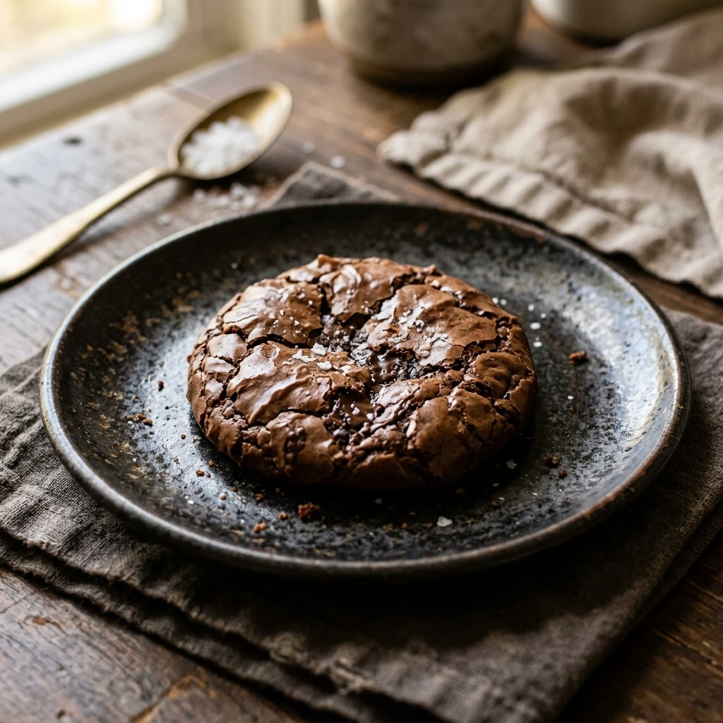 Brownie Cookies With Crinkle Top Chewy Center