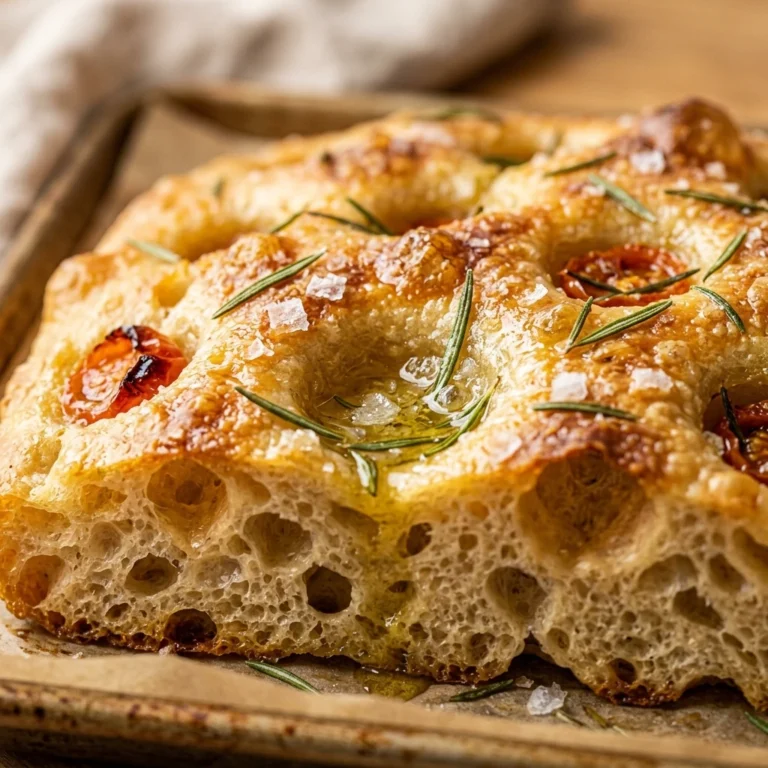 Bubbly Jiggly Sourdough Focaccia No Knead For Beginners No Fail