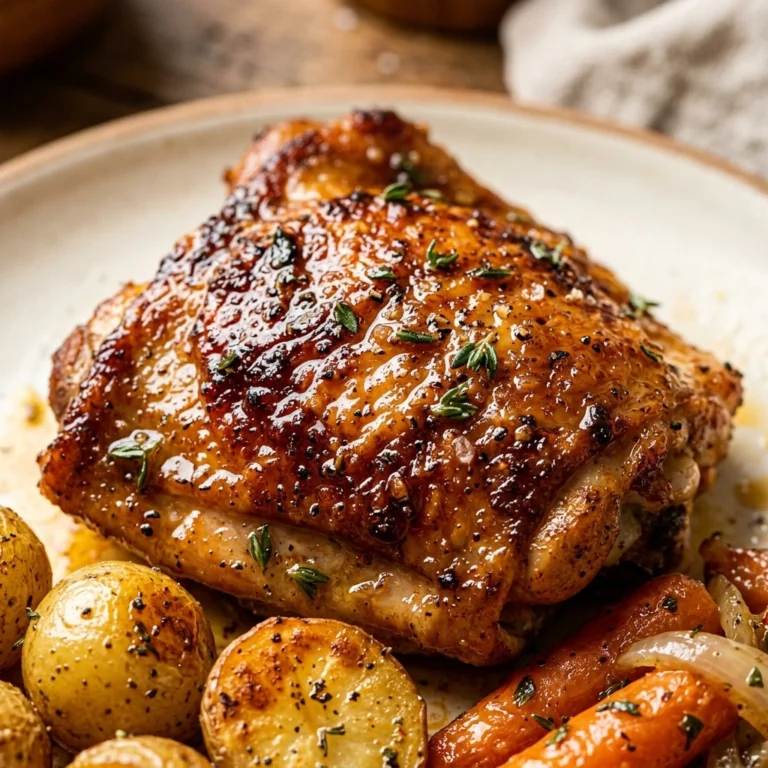 Budget Baked Chicken Thighs Dinner Under $8