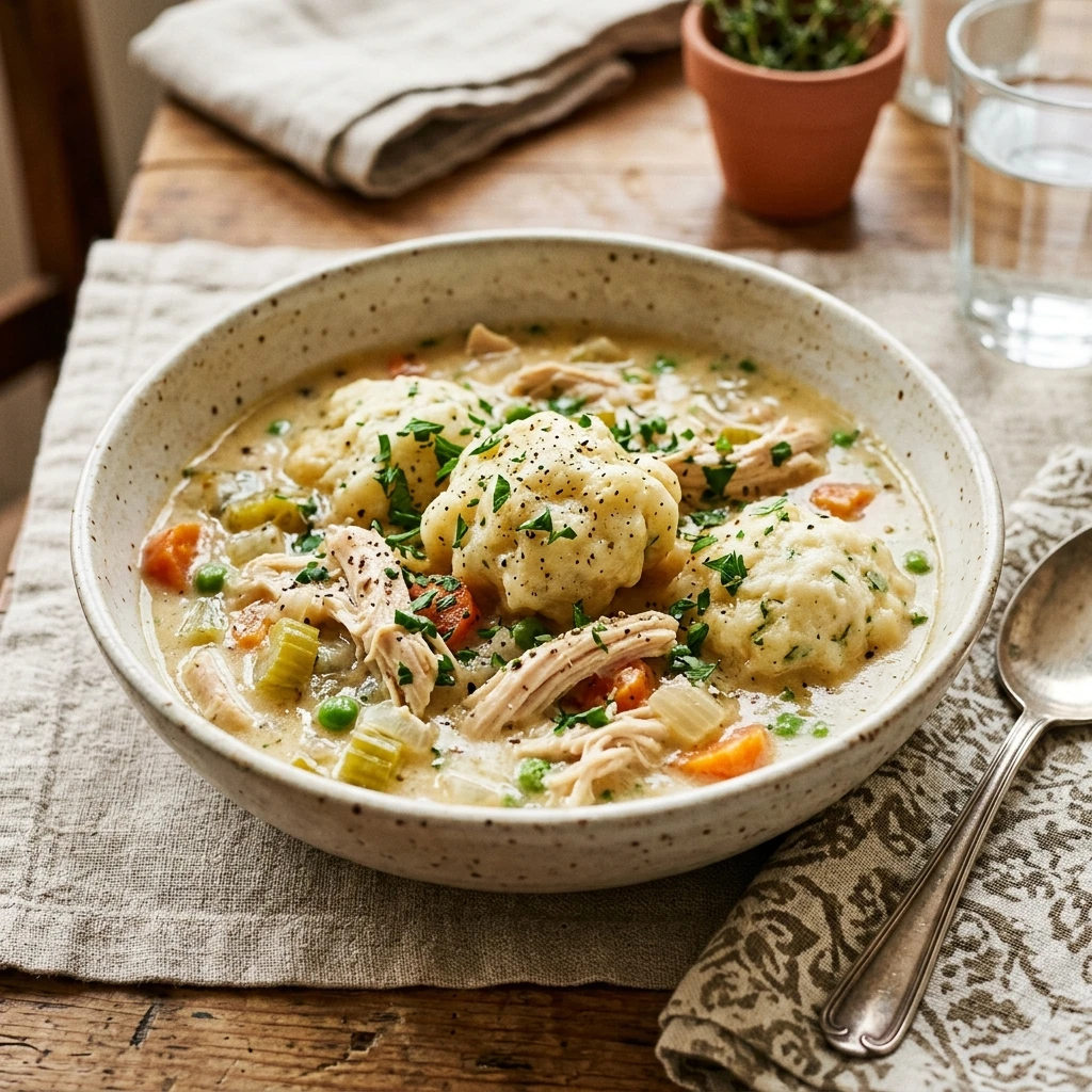 Budget Chicken And Dumplings $8 Family Meal