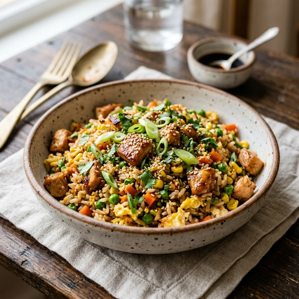 Budget Chicken Fried Rice Dinners Cheap Under $3 Family Easy Under $10