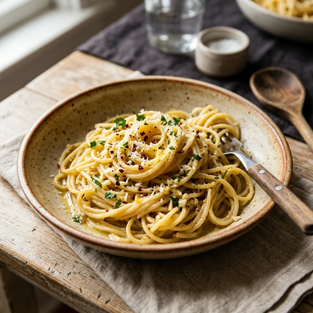 Budget Garlic Butter Pasta Under $2 Per Serving Cheap Family Easy