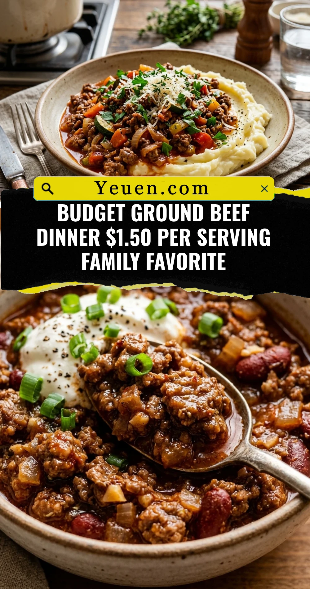 Budget Ground Beef Dinner $1.50 Per Serving Family Favorite