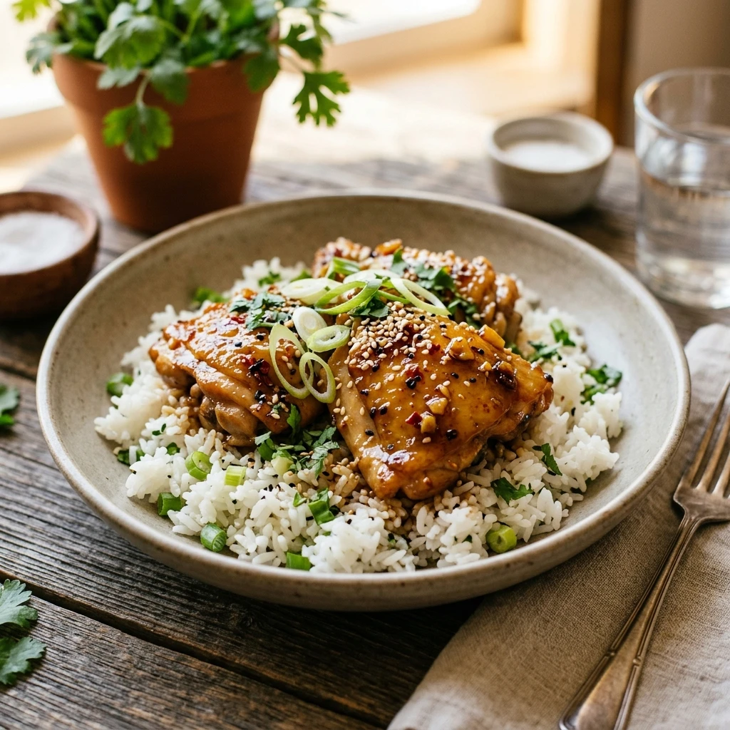 Budget Honey Garlic Chicken And Rice $2 Per Plate