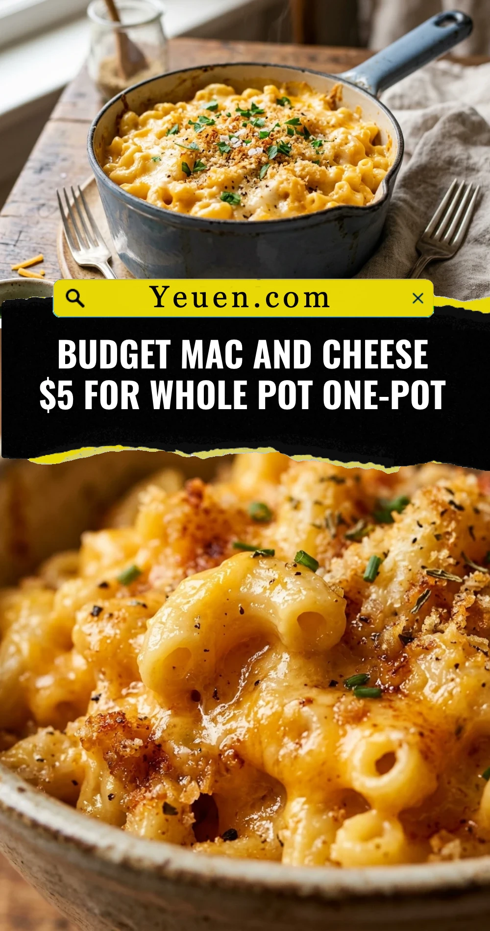 Budget Mac And Cheese $5 For Whole Pot One-Pot