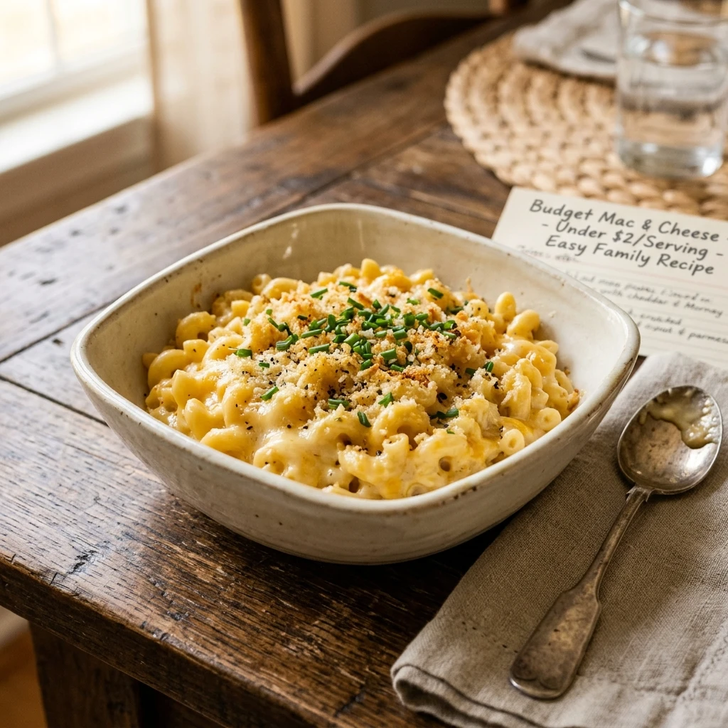 Budget Mac And Cheese Under $2 Per Serving Cheap Pasta Family Easy