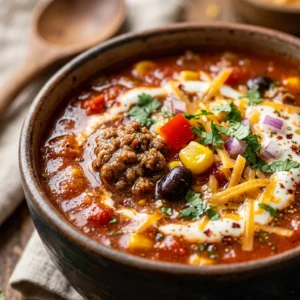 Budget One-Pot Taco Soup Under $10 For Big Batch