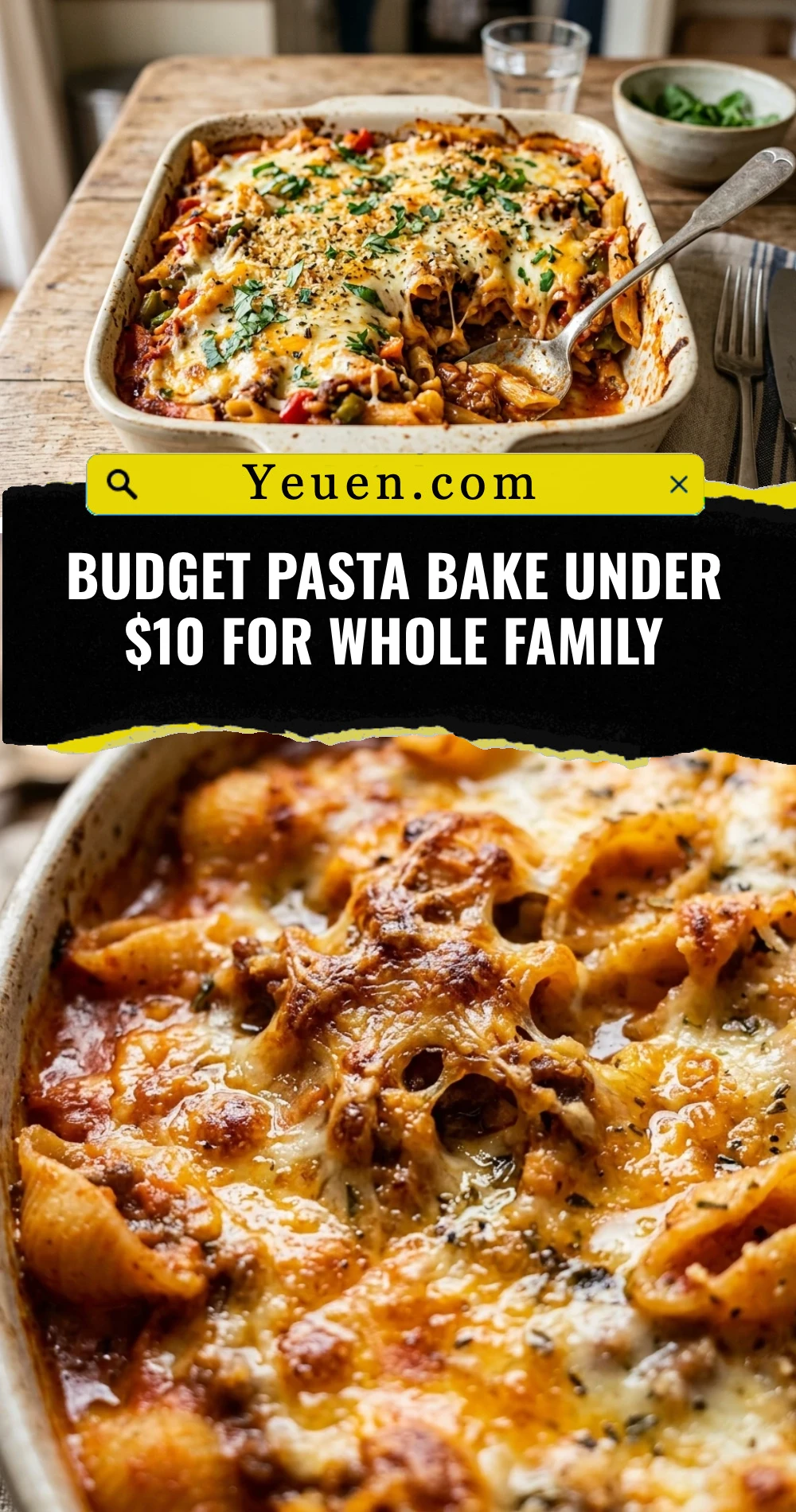 Budget Pasta Bake Under $10 For Whole Family