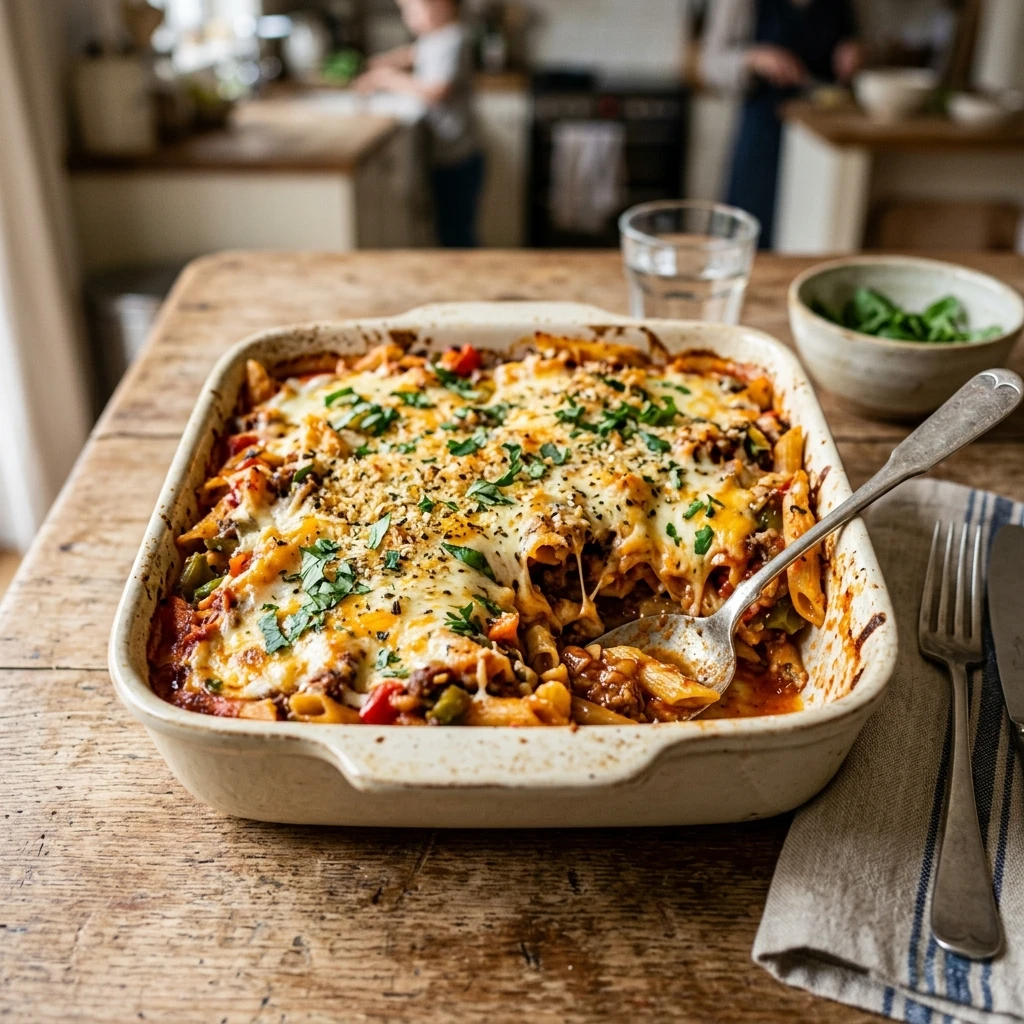 Budget Pasta Bake Under $10 For Whole Family