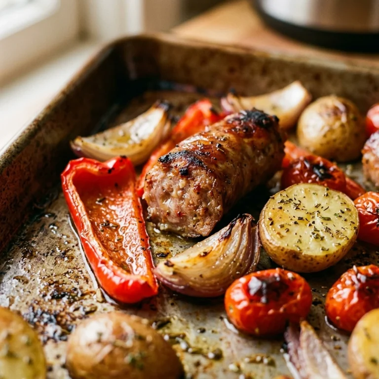 Budget Sheet Pan Sausage And Veggies Under $10