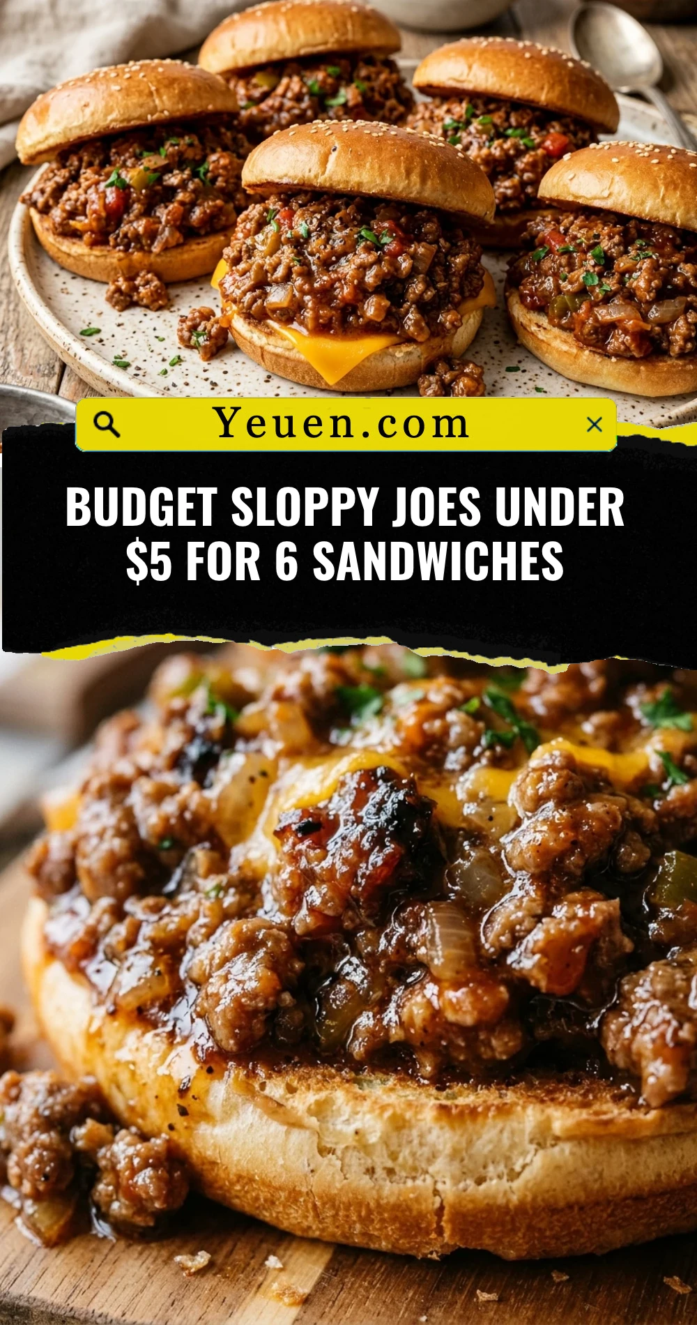 Budget Sloppy Joes Under $5 For 6 Sandwiches