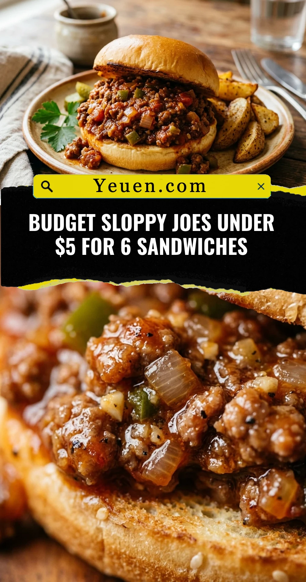 Budget Sloppy Joes Under $5 For 6 Sandwiches