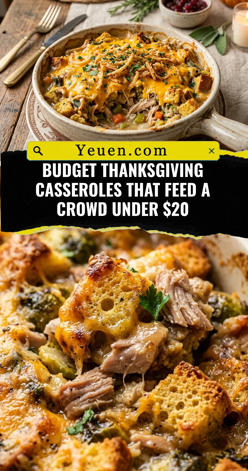 Budget Thanksgiving Casseroles That Feed A Crowd Under $20