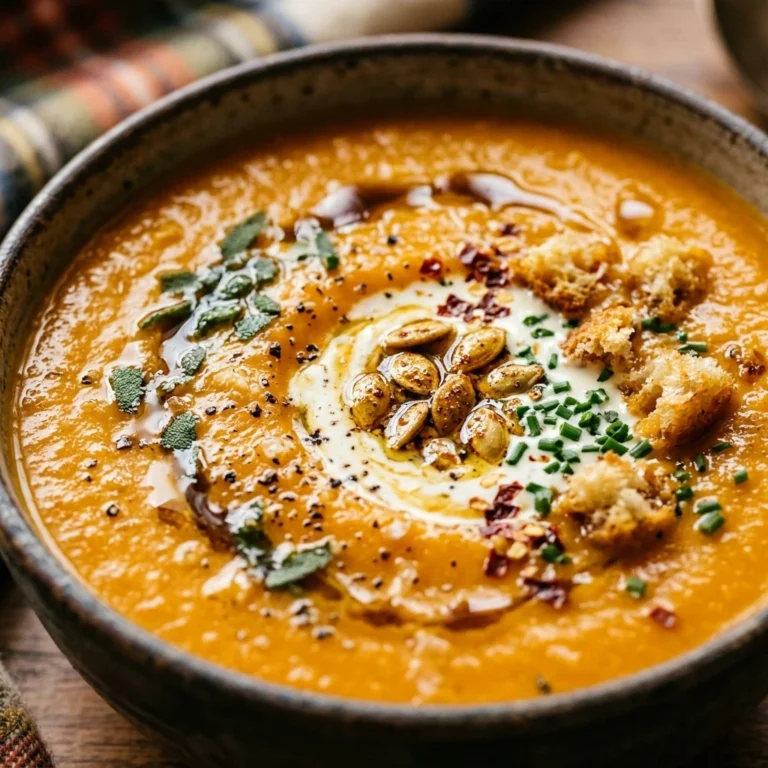 Butternut Squash Soup Cozy Fall