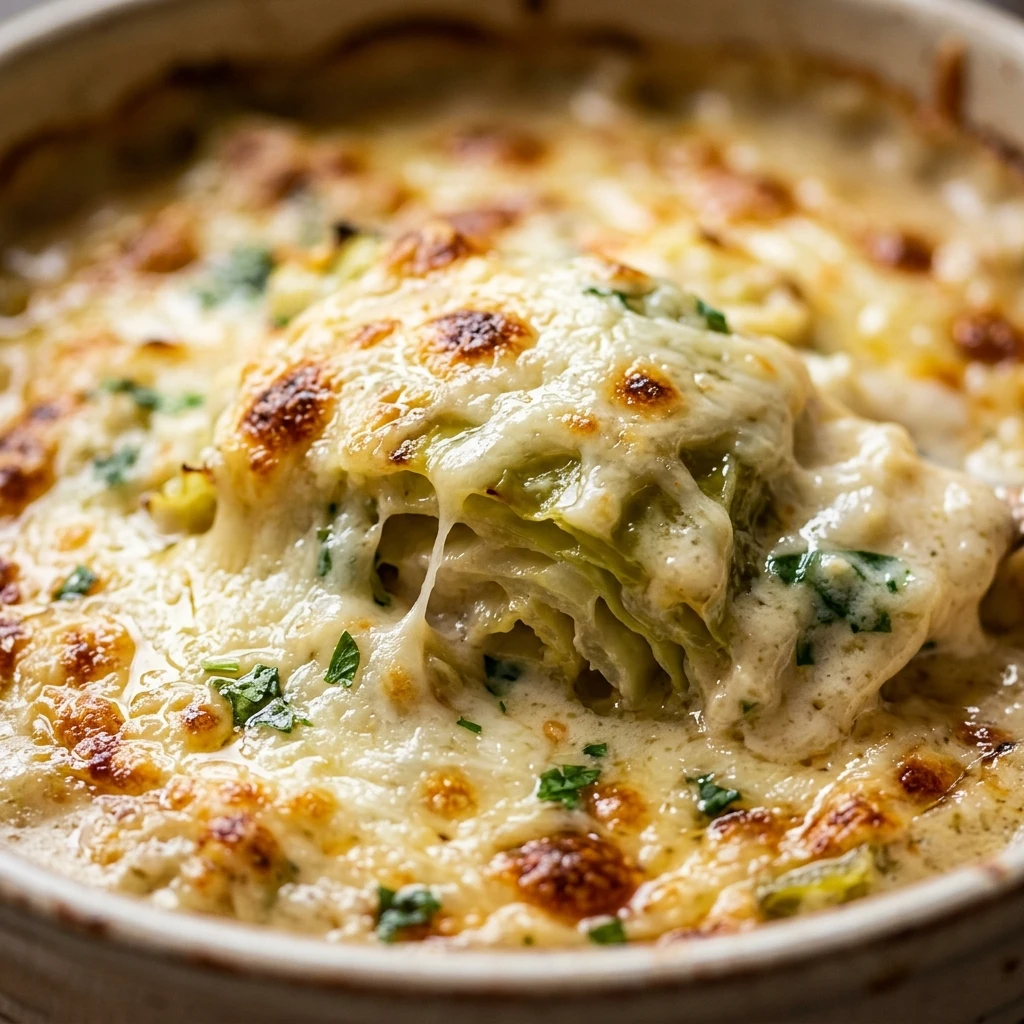 Cabbage Alfredo Bake Cheesy One-Pot Under $6
