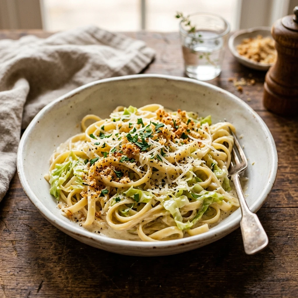 Cabbage Alfredo One Pot Pasta 2026