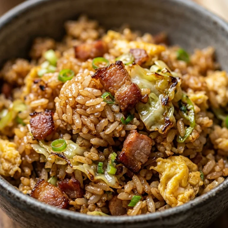 Cabbage And Bacon Fried Rice Under $2 Per Serving