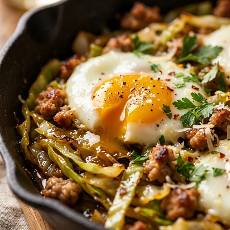 Cabbage And Egg Skillet High Protein $1 Per Serving