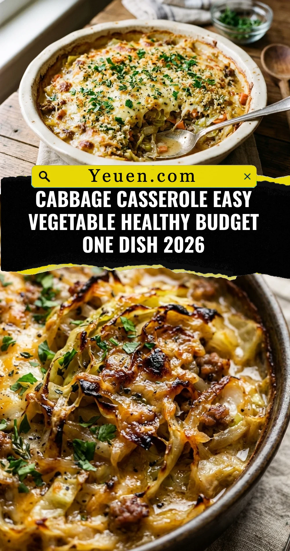 Cabbage Casserole Easy Vegetable Healthy Budget One Dish 2026