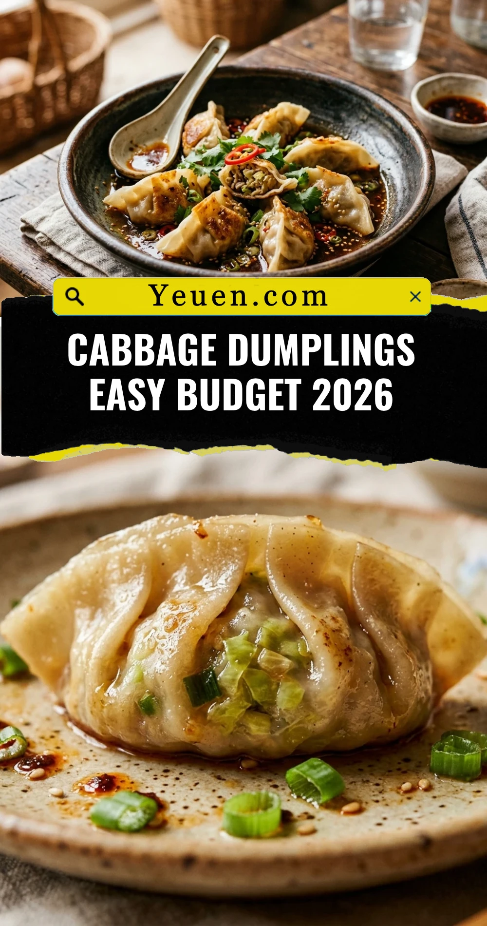 Cabbage Dumplings Easy Budget 2026