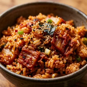 Cabbage Kimchi Fried Rice 10 Minute Budget