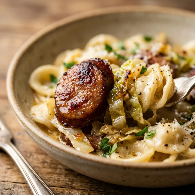 Cabbage Pasta With Kielbasa Creamy Budget