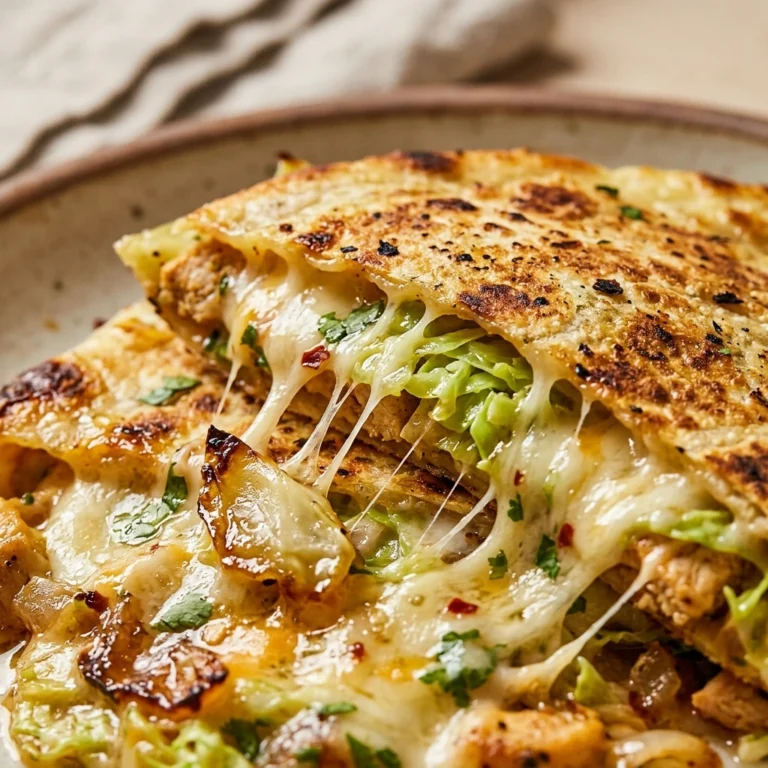 Cabbage Quesadillas Cheesy Low Carb 10 Min