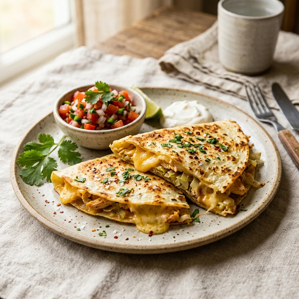 Cabbage Quesadillas Cheesy Low Carb 10 Min