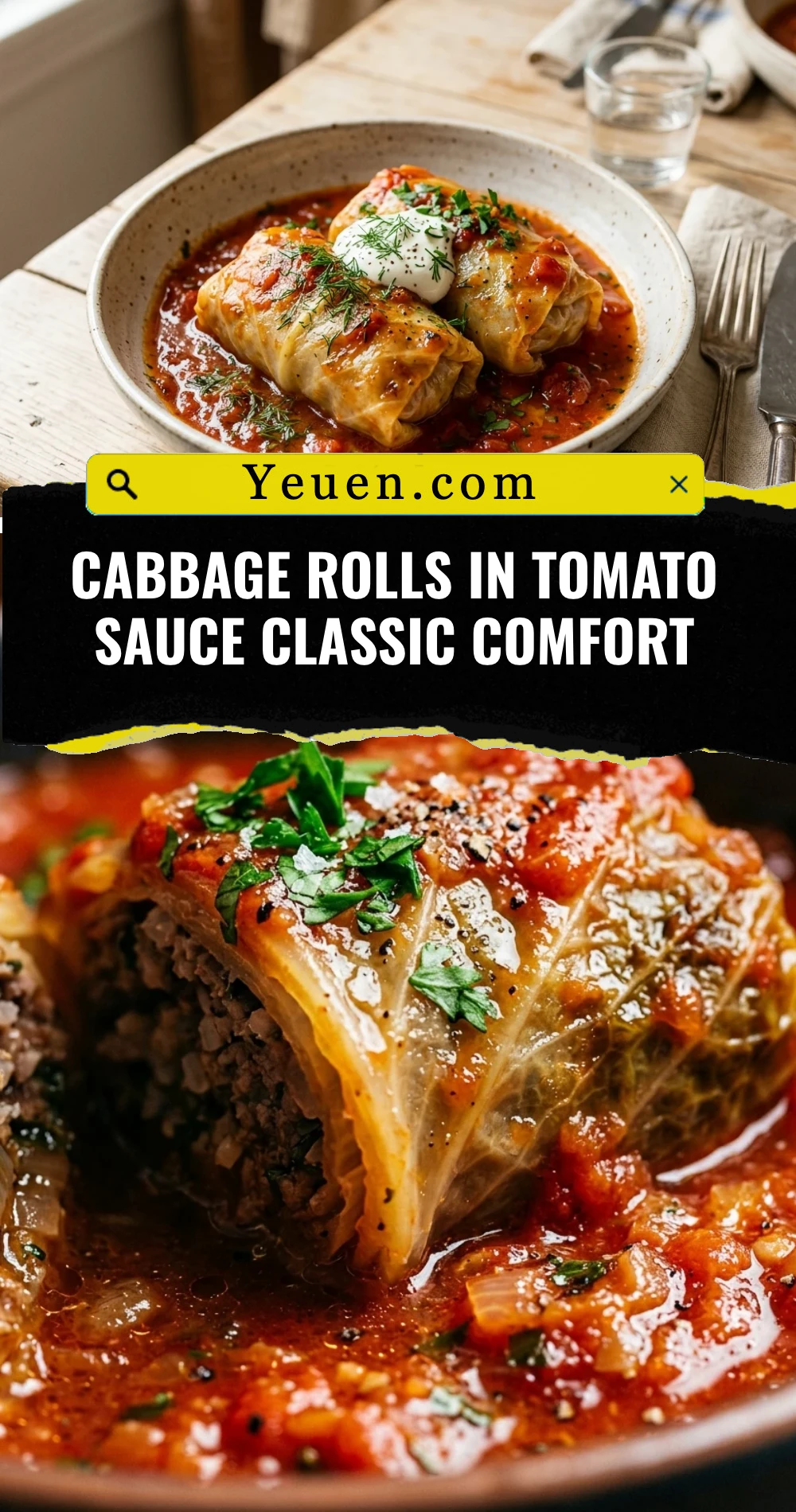 Cabbage Rolls In Tomato Sauce Classic Comfort