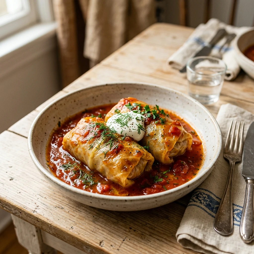 Cabbage Rolls In Tomato Sauce Classic Comfort