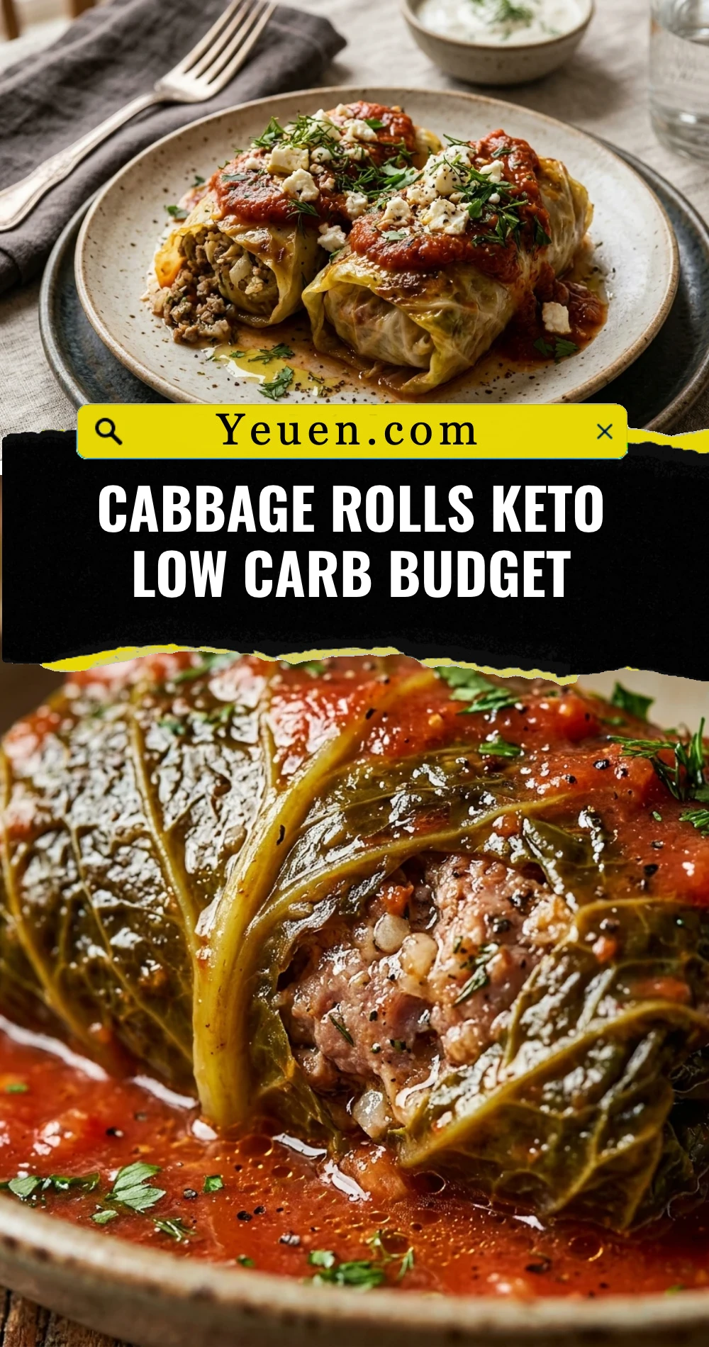 Cabbage Rolls Keto Low Carb Budget