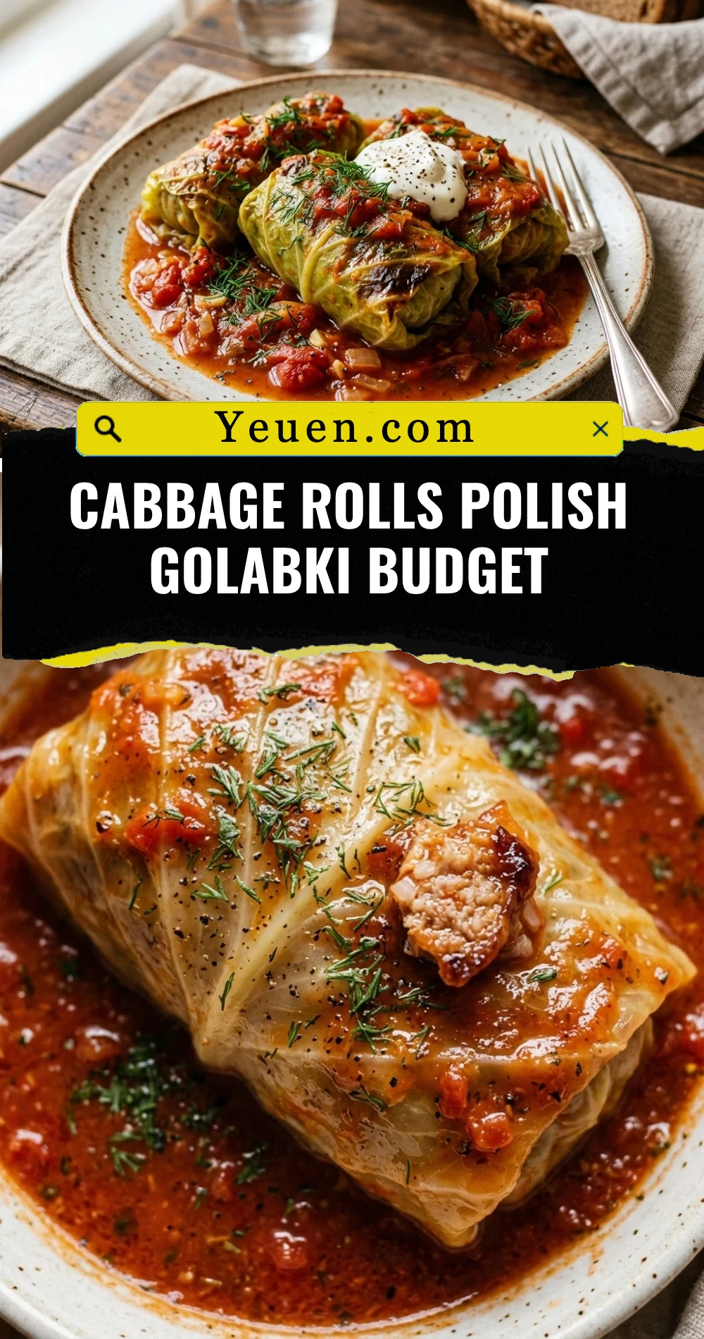 Cabbage Rolls Polish Golabki Budget