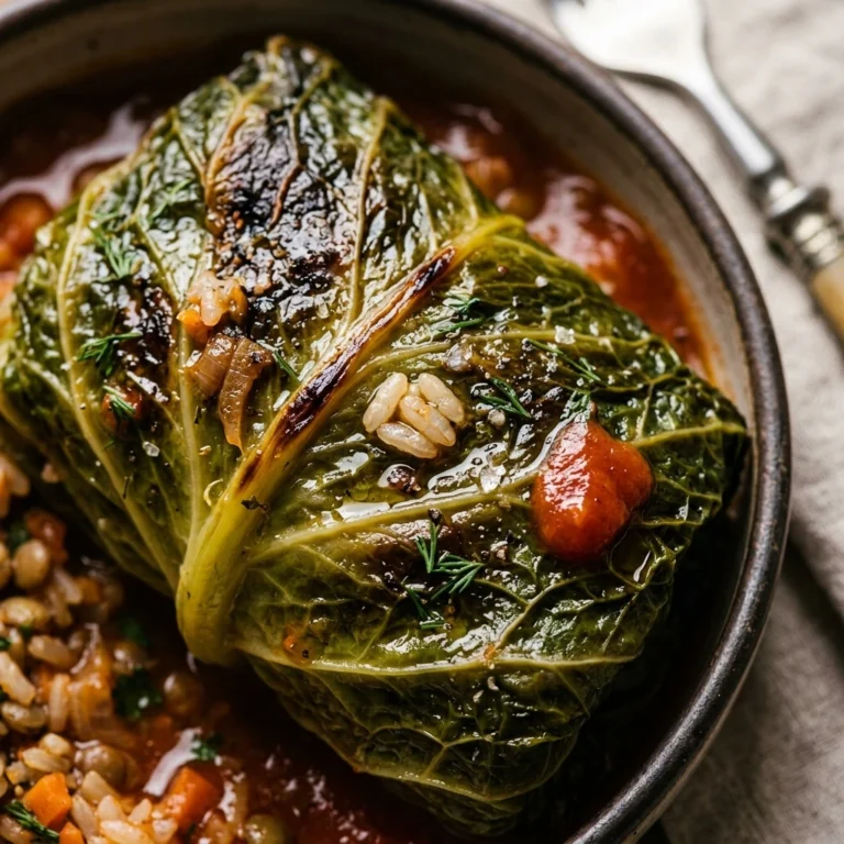 Cabbage Rolls With Rice Vegetarian Budget