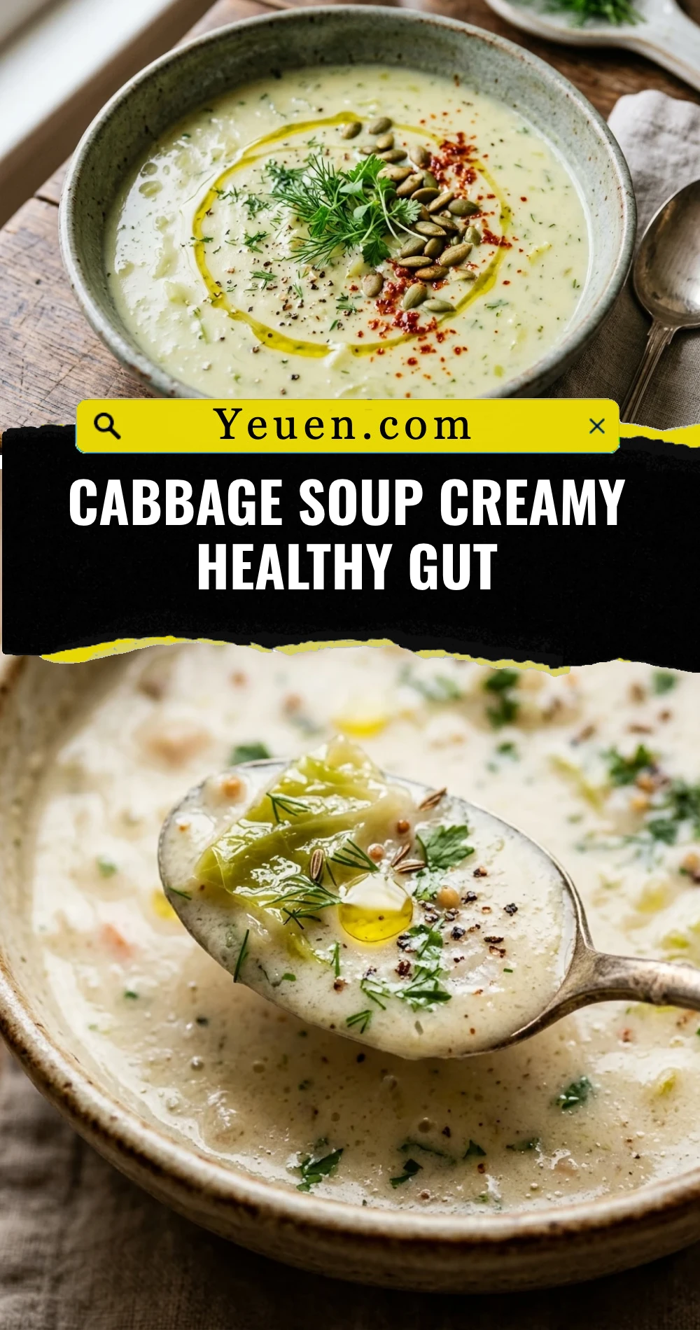 Cabbage Soup Creamy Healthy Gut