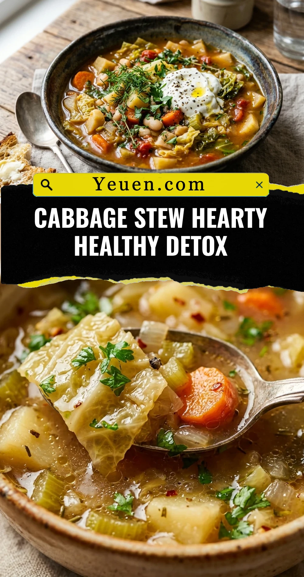 Cabbage Stew Hearty Healthy Detox