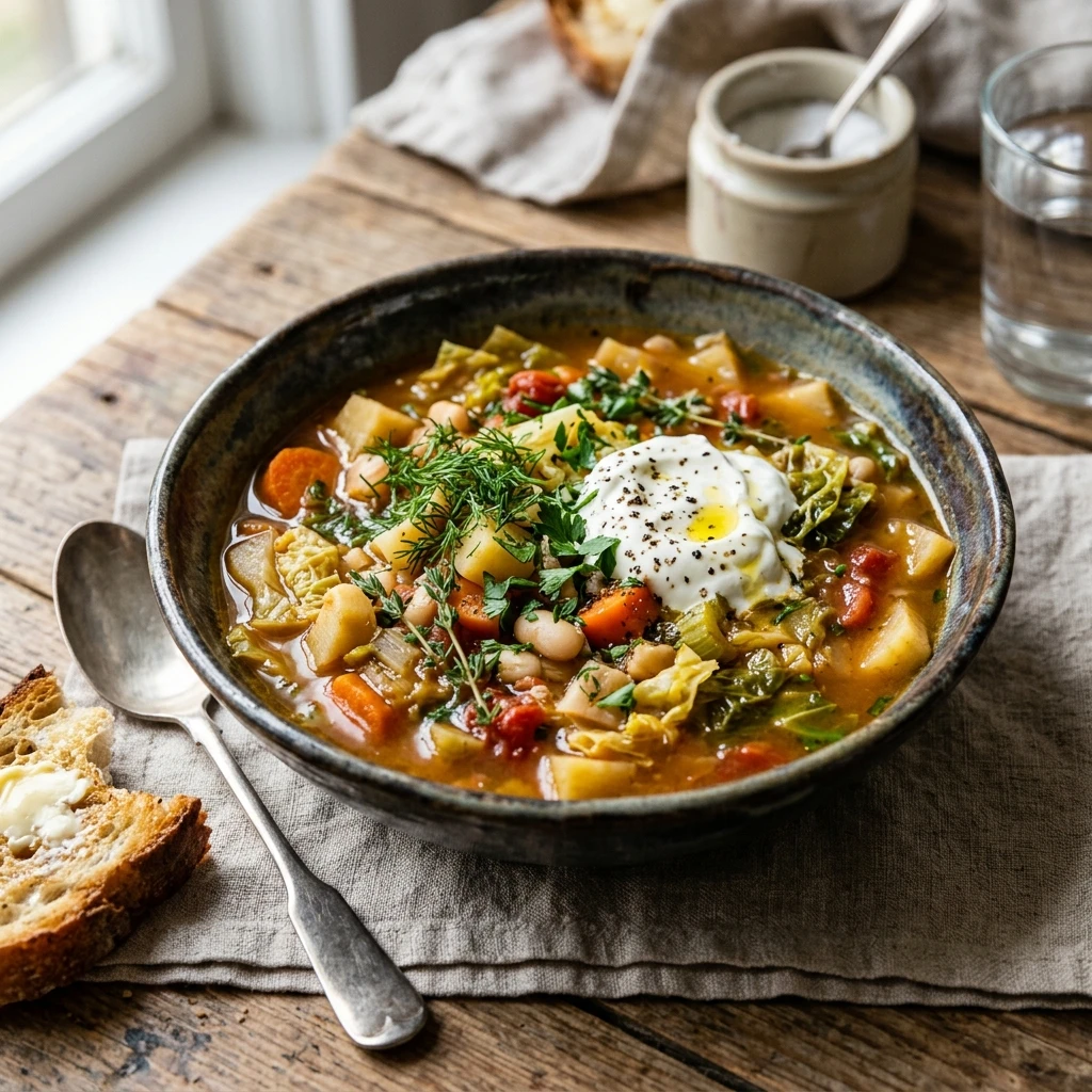 Cabbage Stew Hearty Healthy Detox