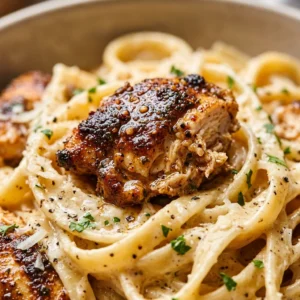 Cajun Chicken Alfredo Pasta Creamy Easy Dinner Cozy Italian