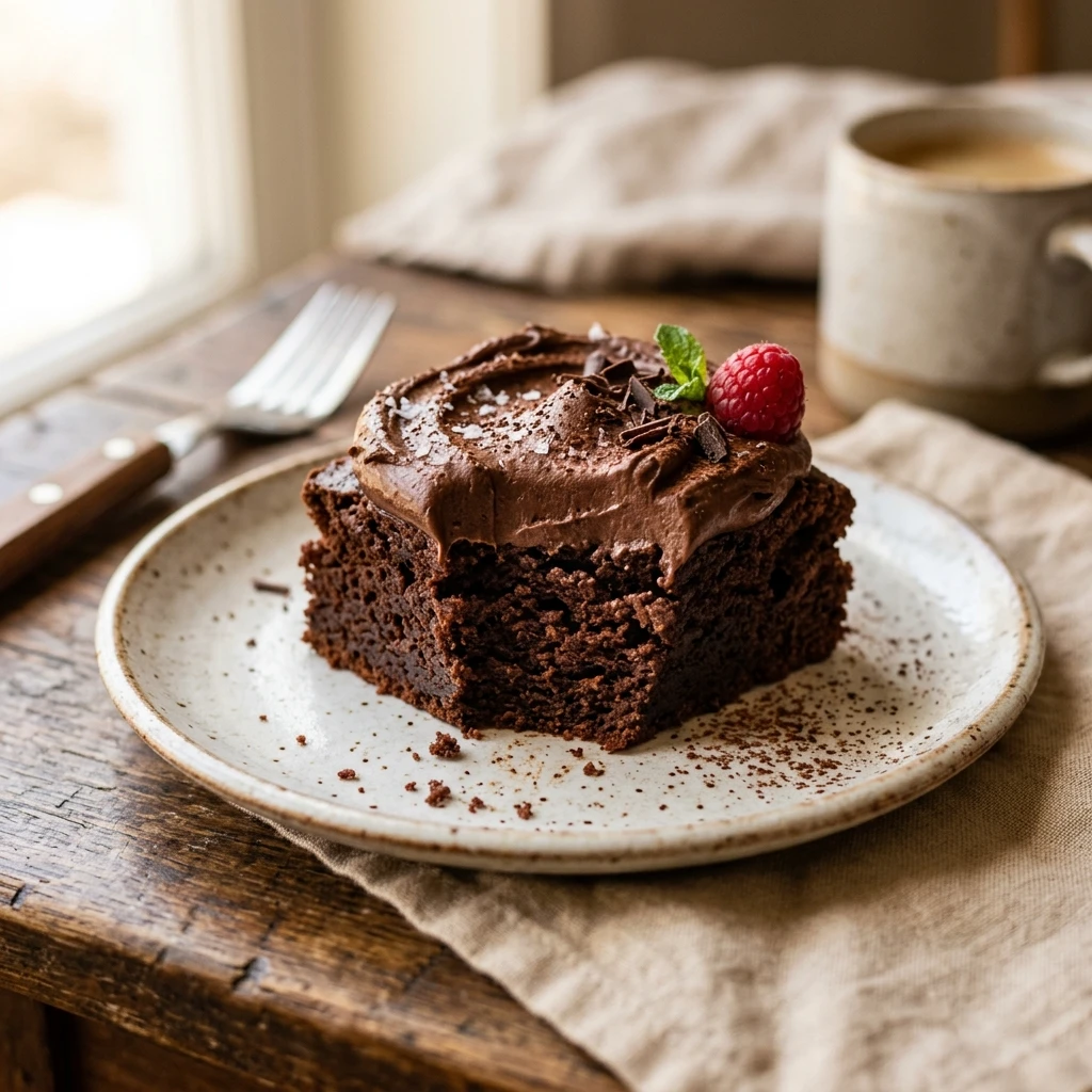 Cakey Brownies With Fluffy Center