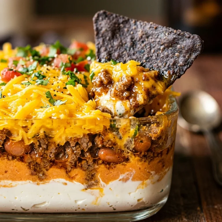 Candy Corn Layered Taco Dip - Dinner Dip