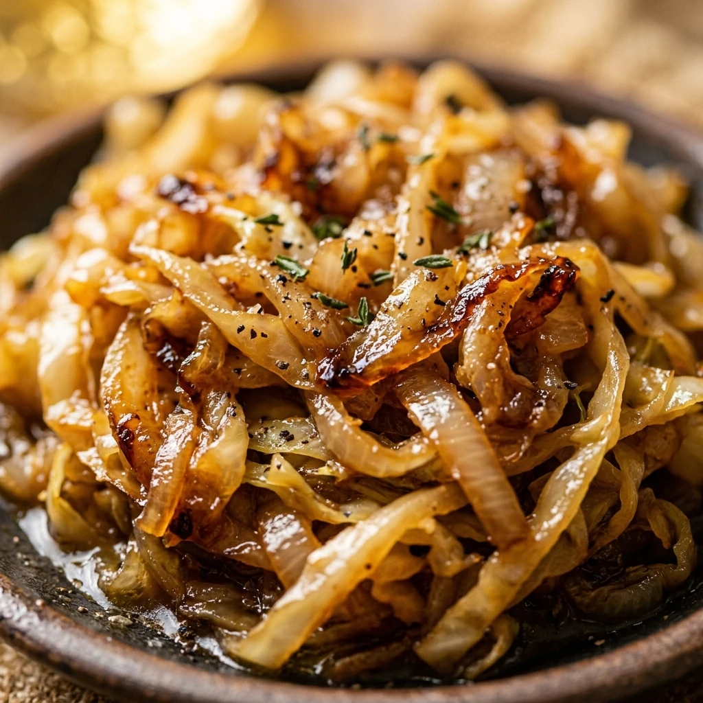 Caramelized Cabbage And Onions Sweet And Savory