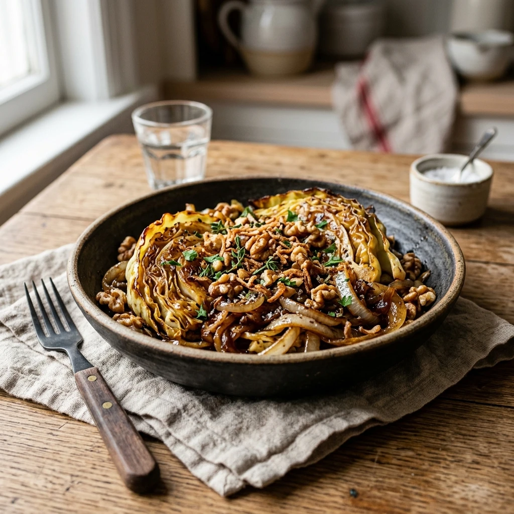 Caramelized Cabbage And Onions Sweet And Savory
